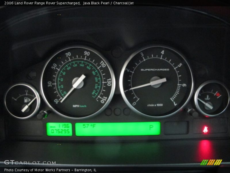 Java Black Pearl / Charcoal/Jet 2006 Land Rover Range Rover Supercharged