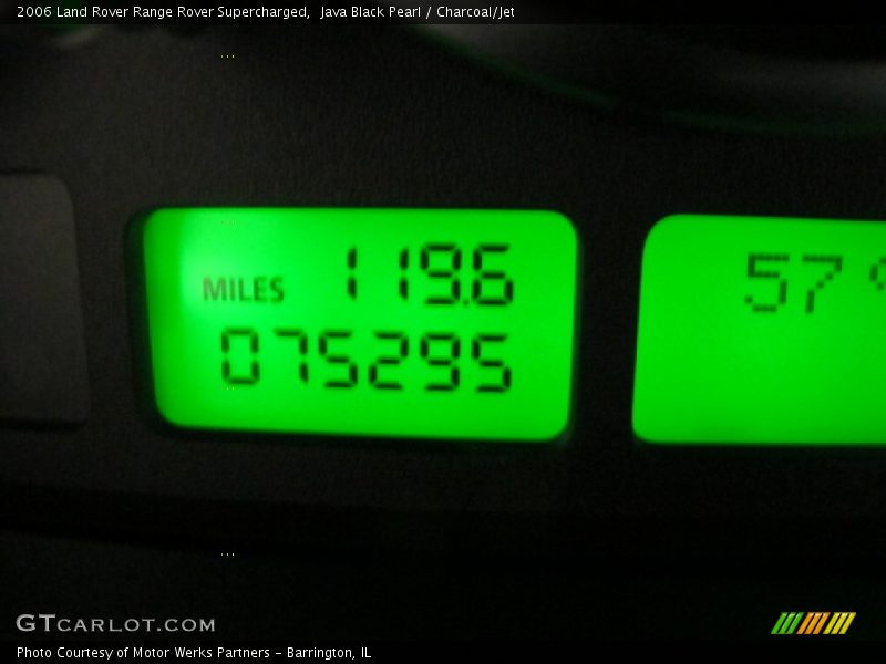 Java Black Pearl / Charcoal/Jet 2006 Land Rover Range Rover Supercharged