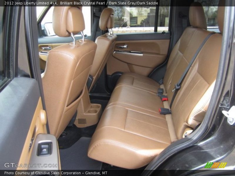 Brilliant Black Crystal Pearl / Dark Slate Gray/Dark Saddle 2012 Jeep Liberty Limited 4x4