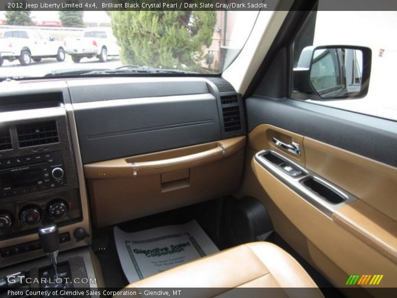 Brilliant Black Crystal Pearl / Dark Slate Gray/Dark Saddle 2012 Jeep Liberty Limited 4x4