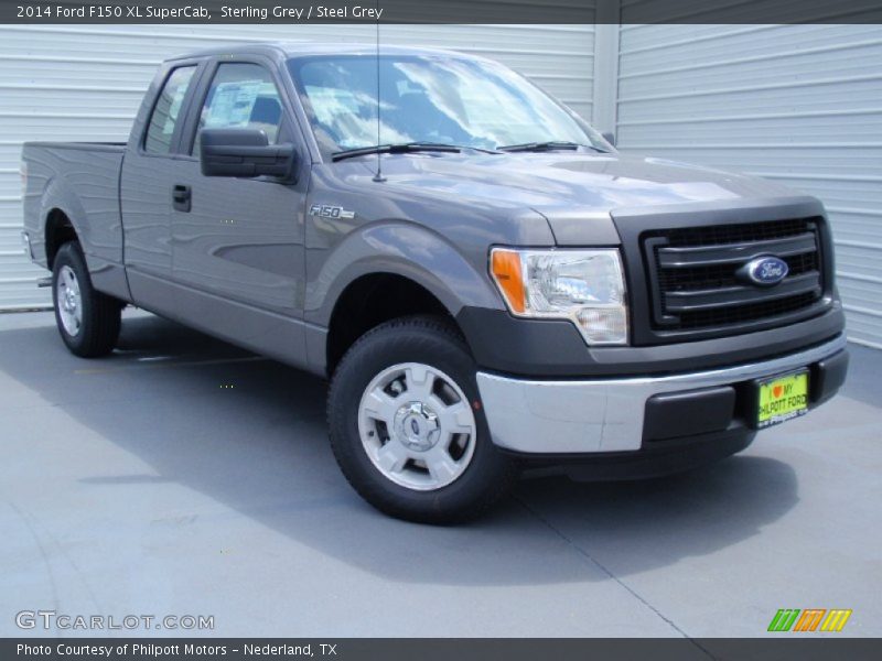 Sterling Grey / Steel Grey 2014 Ford F150 XL SuperCab