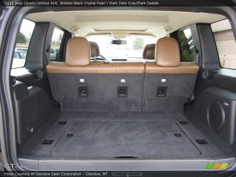Brilliant Black Crystal Pearl / Dark Slate Gray/Dark Saddle 2012 Jeep Liberty Limited 4x4