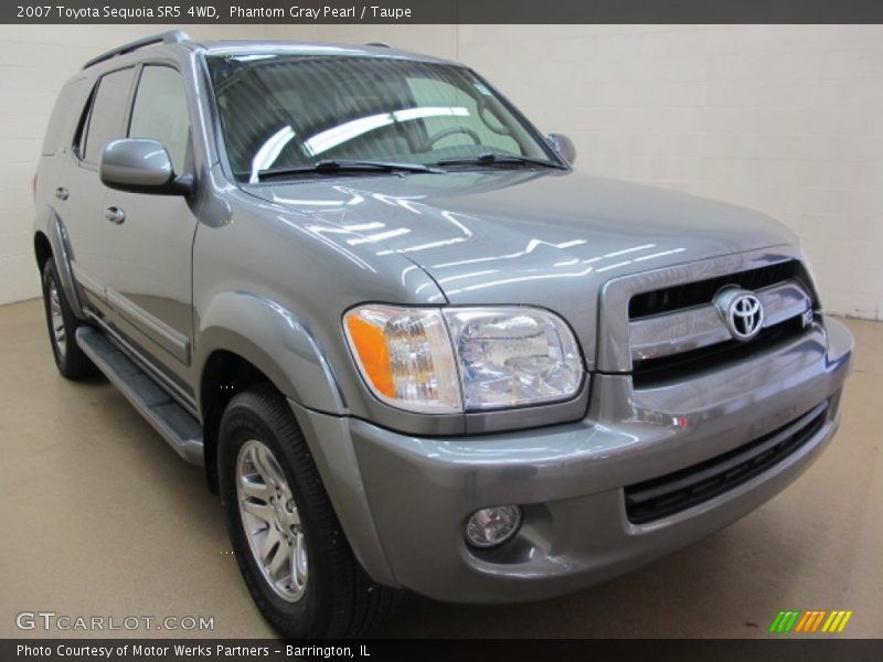 Phantom Gray Pearl / Taupe 2007 Toyota Sequoia SR5 4WD