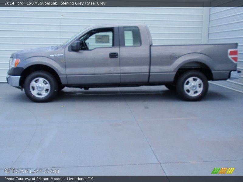 Sterling Grey / Steel Grey 2014 Ford F150 XL SuperCab