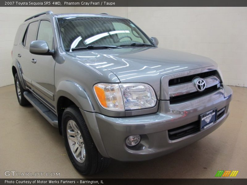 Phantom Gray Pearl / Taupe 2007 Toyota Sequoia SR5 4WD