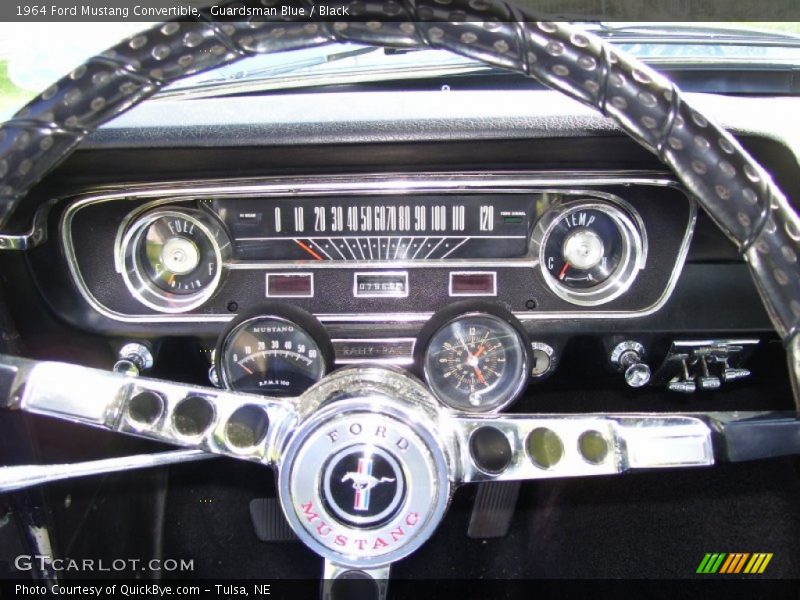 Guardsman Blue / Black 1964 Ford Mustang Convertible