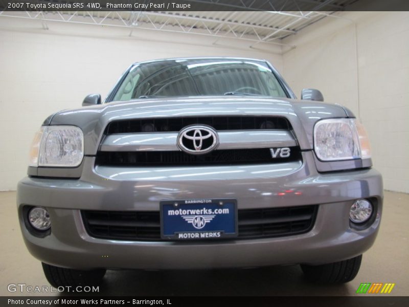 Phantom Gray Pearl / Taupe 2007 Toyota Sequoia SR5 4WD