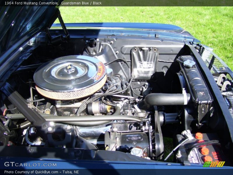 Guardsman Blue / Black 1964 Ford Mustang Convertible