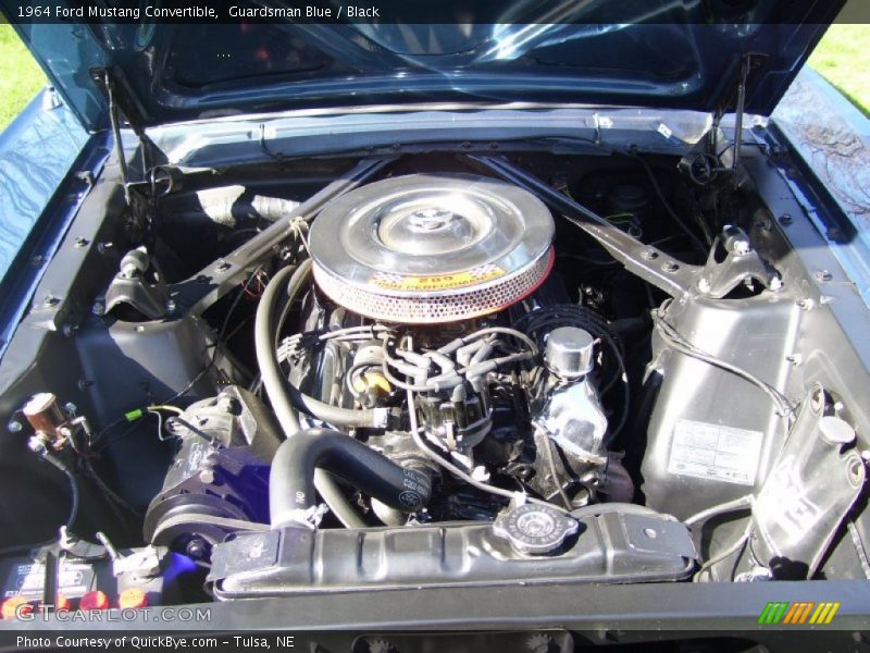 Guardsman Blue / Black 1964 Ford Mustang Convertible
