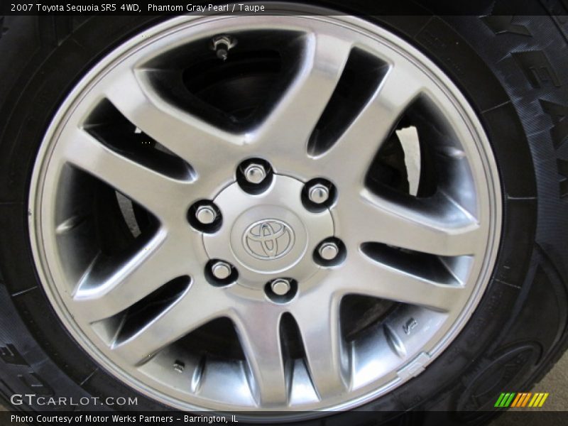 Phantom Gray Pearl / Taupe 2007 Toyota Sequoia SR5 4WD