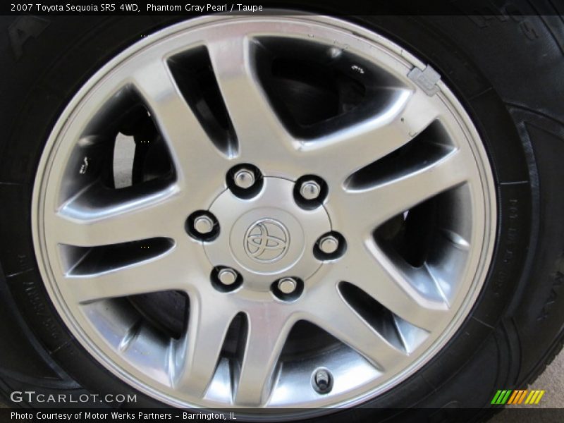 Phantom Gray Pearl / Taupe 2007 Toyota Sequoia SR5 4WD
