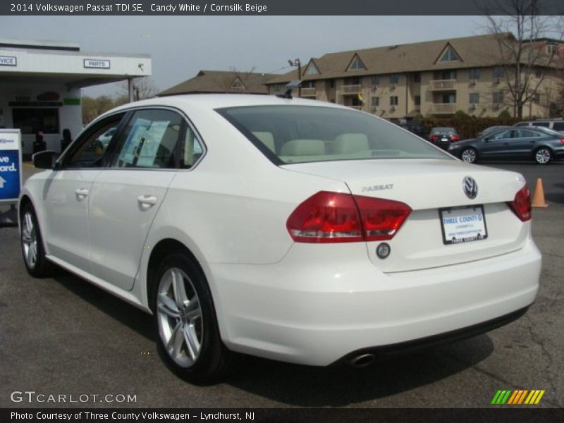 Candy White / Cornsilk Beige 2014 Volkswagen Passat TDI SE