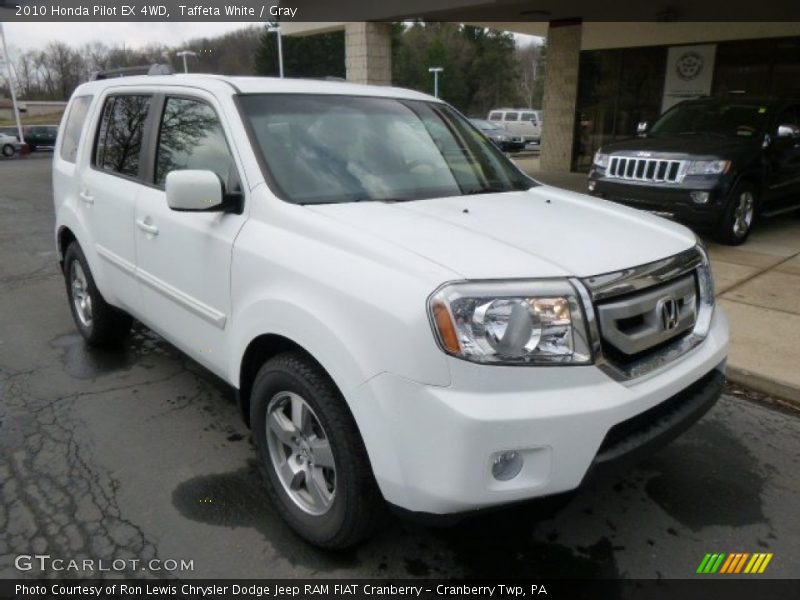 Taffeta White / Gray 2010 Honda Pilot EX 4WD