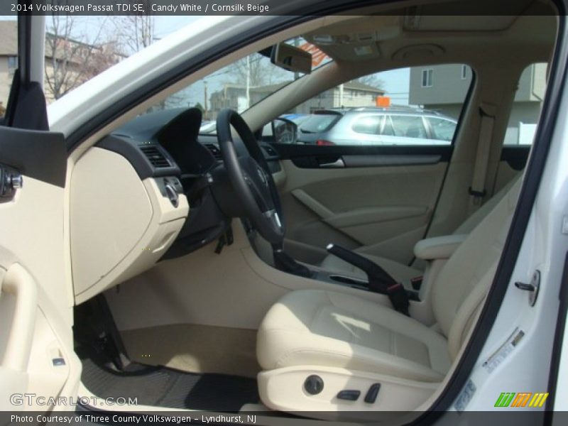Candy White / Cornsilk Beige 2014 Volkswagen Passat TDI SE