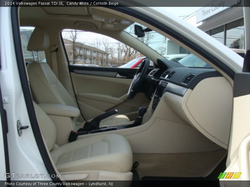Candy White / Cornsilk Beige 2014 Volkswagen Passat TDI SE