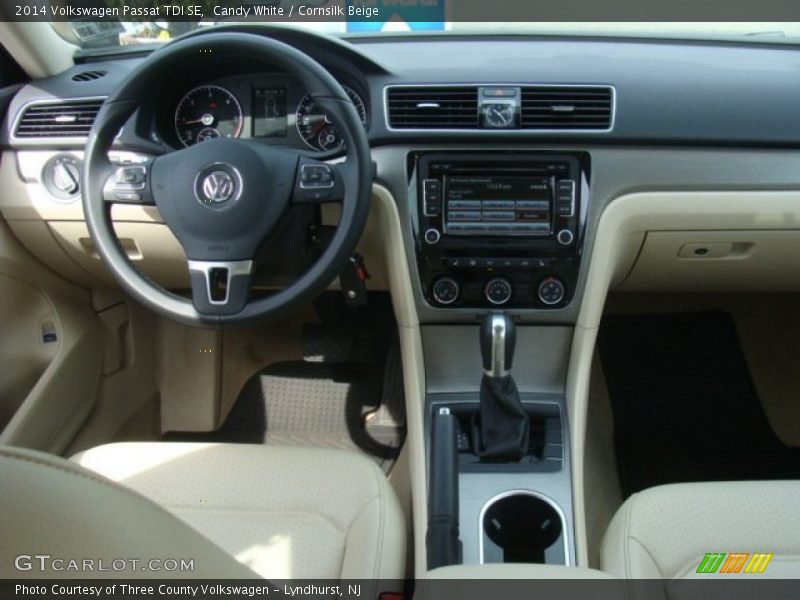 Candy White / Cornsilk Beige 2014 Volkswagen Passat TDI SE