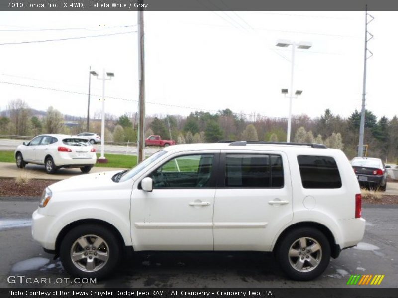 Taffeta White / Gray 2010 Honda Pilot EX 4WD