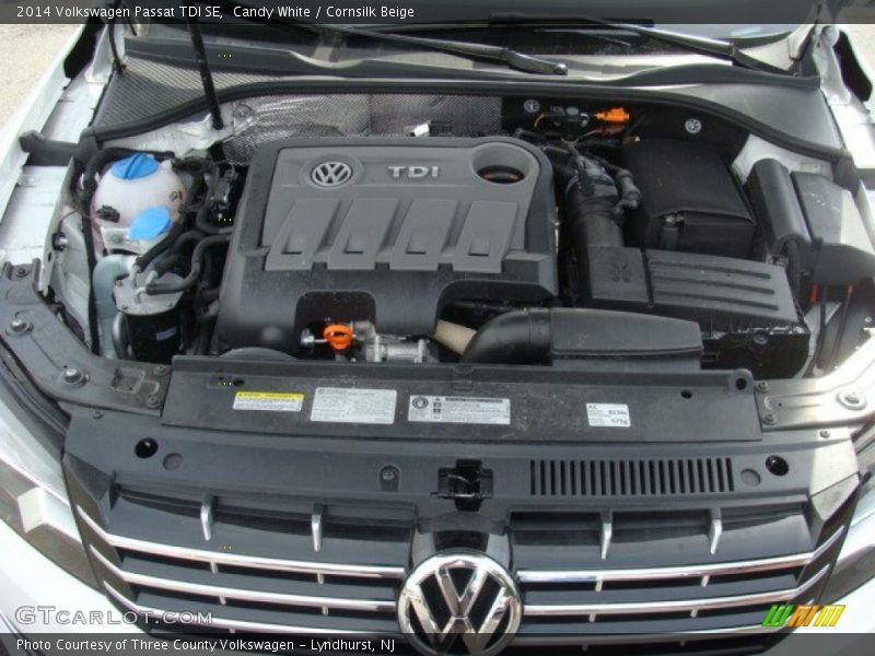 Candy White / Cornsilk Beige 2014 Volkswagen Passat TDI SE