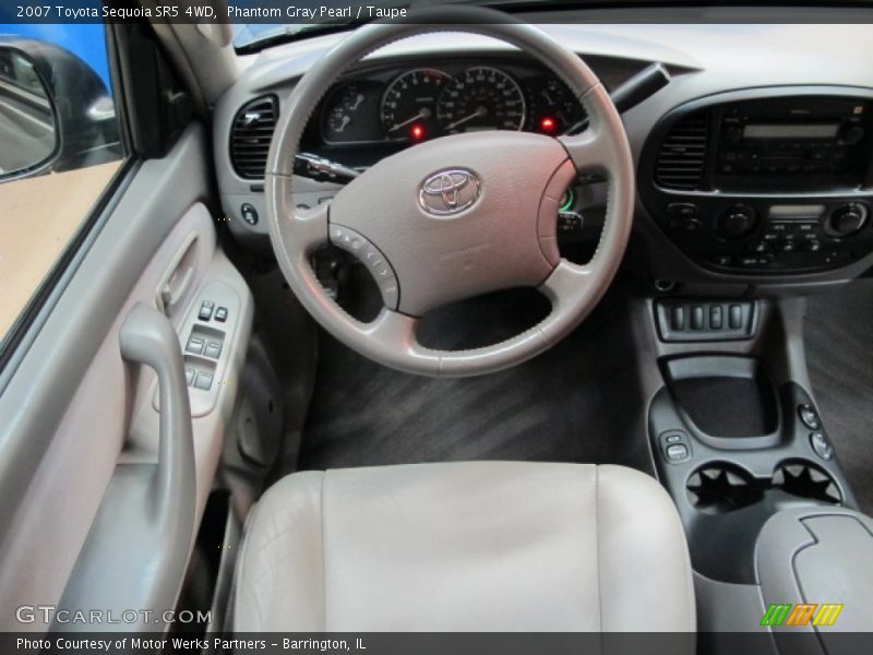 Phantom Gray Pearl / Taupe 2007 Toyota Sequoia SR5 4WD