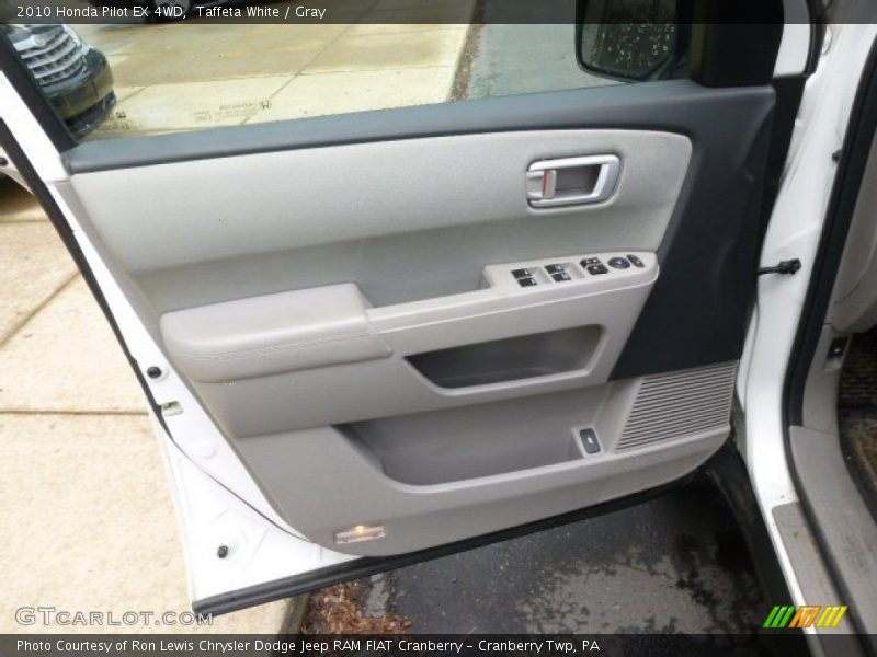 Taffeta White / Gray 2010 Honda Pilot EX 4WD