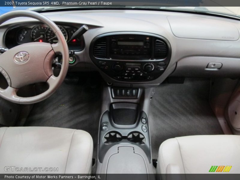 Phantom Gray Pearl / Taupe 2007 Toyota Sequoia SR5 4WD