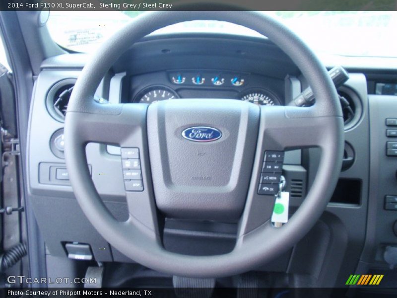 Sterling Grey / Steel Grey 2014 Ford F150 XL SuperCab
