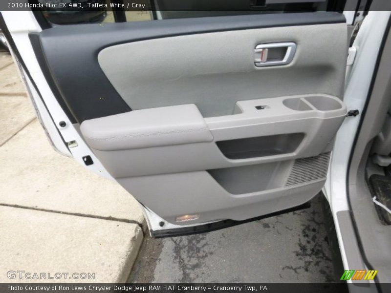 Taffeta White / Gray 2010 Honda Pilot EX 4WD