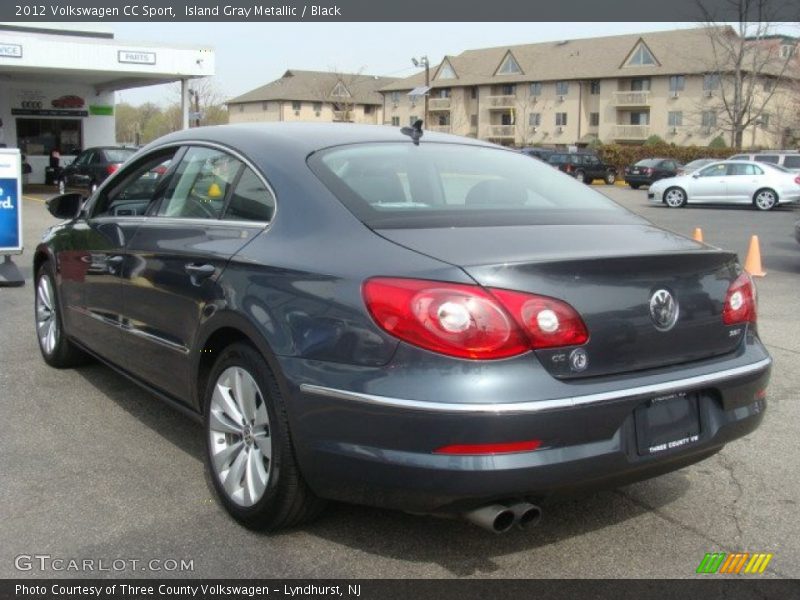 Island Gray Metallic / Black 2012 Volkswagen CC Sport