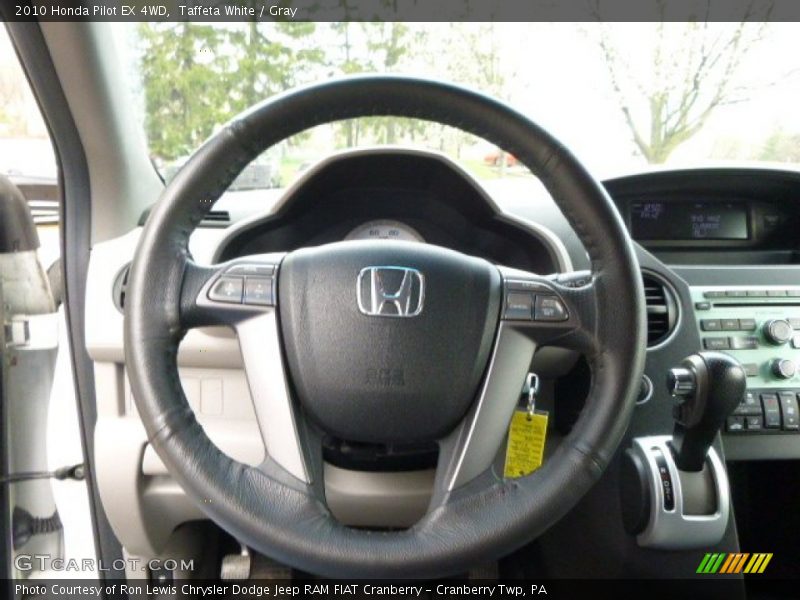 Taffeta White / Gray 2010 Honda Pilot EX 4WD