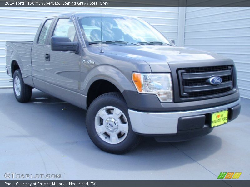 Sterling Grey / Steel Grey 2014 Ford F150 XL SuperCab