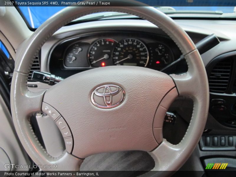Phantom Gray Pearl / Taupe 2007 Toyota Sequoia SR5 4WD