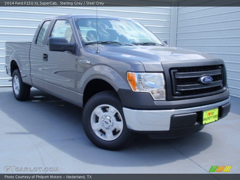 Sterling Grey / Steel Grey 2014 Ford F150 XL SuperCab