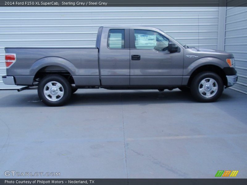 Sterling Grey / Steel Grey 2014 Ford F150 XL SuperCab