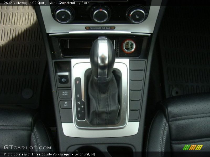 Island Gray Metallic / Black 2012 Volkswagen CC Sport