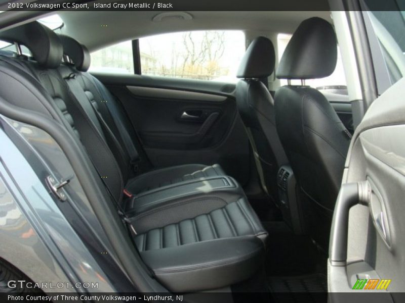 Island Gray Metallic / Black 2012 Volkswagen CC Sport