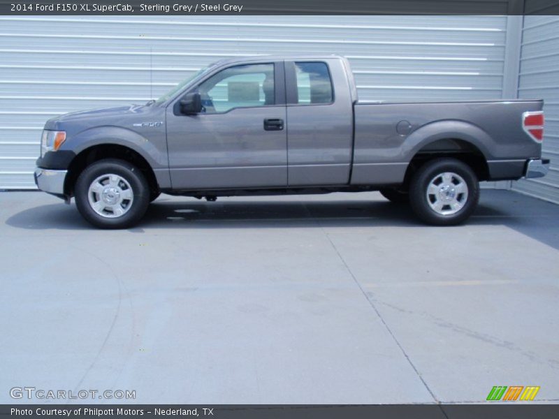 Sterling Grey / Steel Grey 2014 Ford F150 XL SuperCab