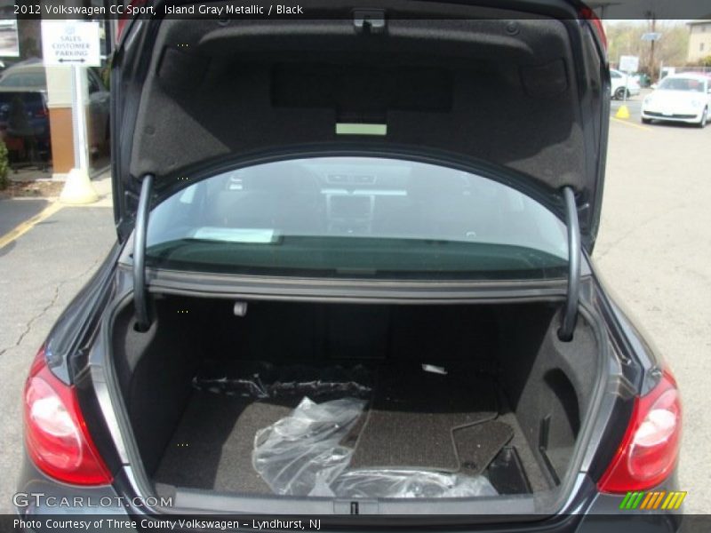 Island Gray Metallic / Black 2012 Volkswagen CC Sport