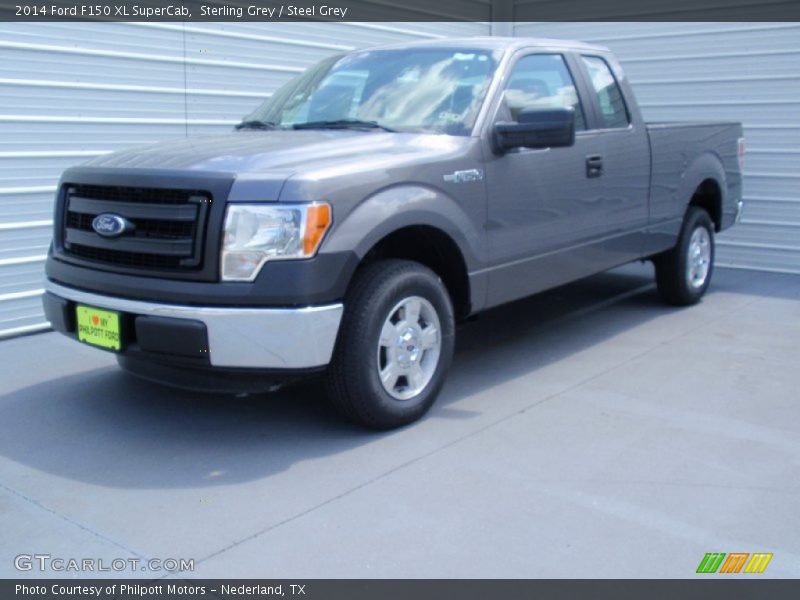 Sterling Grey / Steel Grey 2014 Ford F150 XL SuperCab