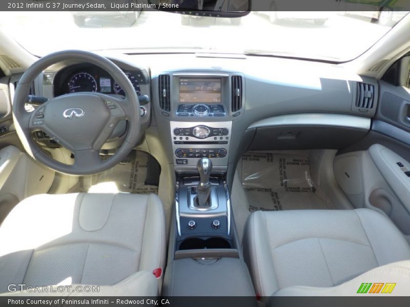 Liquid Platinum / Stone 2012 Infiniti G 37 Journey Sedan