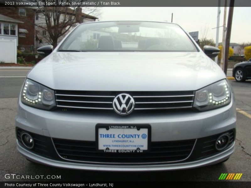 Reflex Silver Metallic / Titan Black 2013 Volkswagen Eos Sport