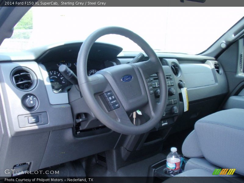Sterling Grey / Steel Grey 2014 Ford F150 XL SuperCab