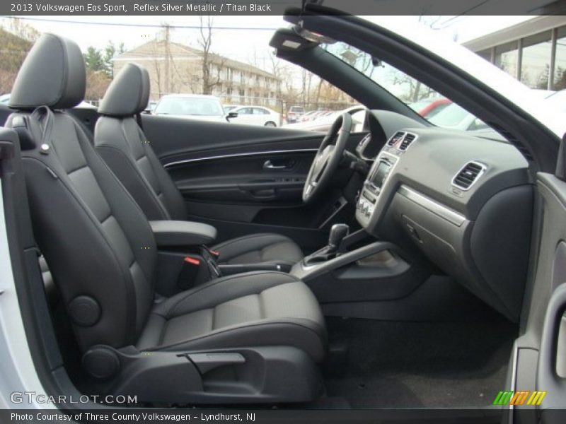 Reflex Silver Metallic / Titan Black 2013 Volkswagen Eos Sport