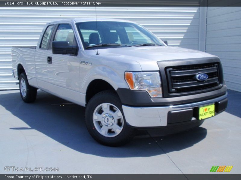 Ingot Silver / Steel Grey 2014 Ford F150 XL SuperCab