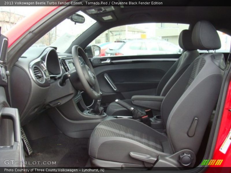 Front Seat of 2013 Beetle Turbo Fender Edition