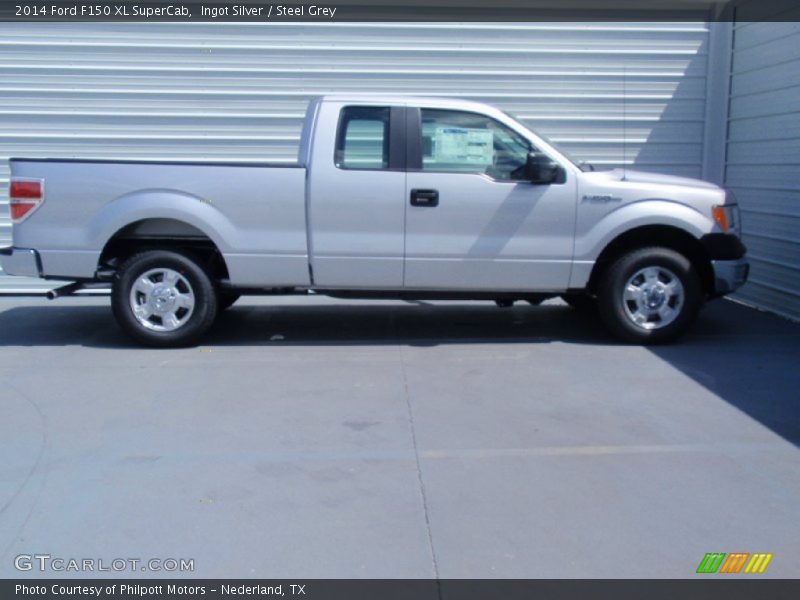 Ingot Silver / Steel Grey 2014 Ford F150 XL SuperCab