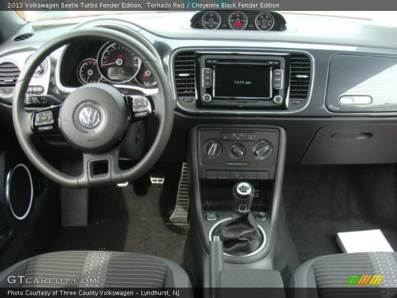 Dashboard of 2013 Beetle Turbo Fender Edition