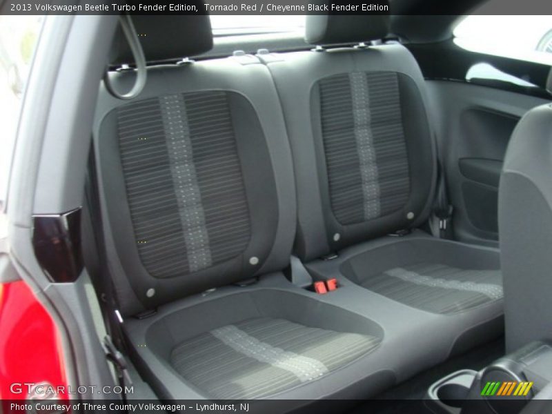 Rear Seat of 2013 Beetle Turbo Fender Edition