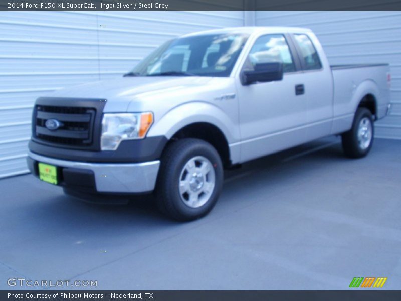 Ingot Silver / Steel Grey 2014 Ford F150 XL SuperCab