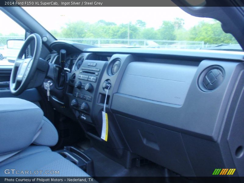 Ingot Silver / Steel Grey 2014 Ford F150 XL SuperCab