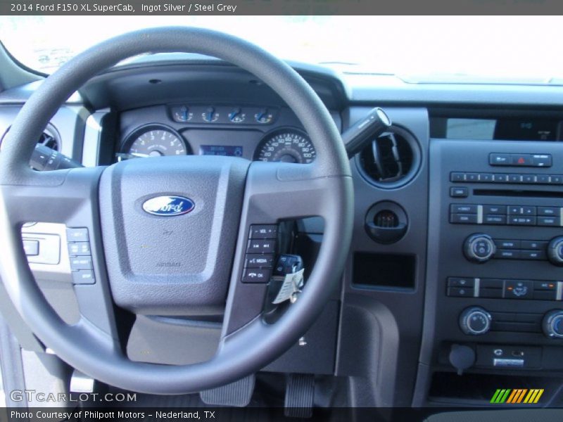 Ingot Silver / Steel Grey 2014 Ford F150 XL SuperCab